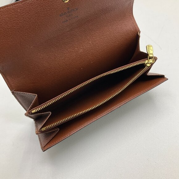 Louis Vuitton Monogram Grafitti Sarah Wallet Brown Green - Picture 9 of 16